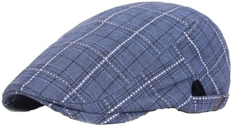 Adjustable Cotton Flat Cap Newsboy Driving Hat