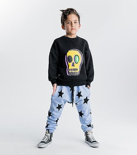 NUNUNU Baggy Pants 100 Cotton Harem Sweatpants for Kids and Babies