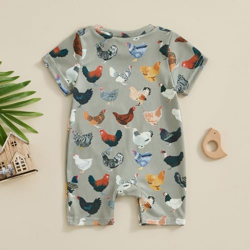 Cute Country Baby Romper