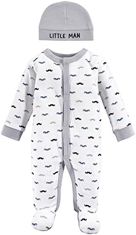 Luvable Friends Baby Girls Sleep Play Cap Set