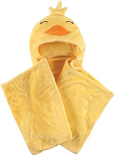 Hudson Baby Animal Face Plush Blanket for Babies and Kids