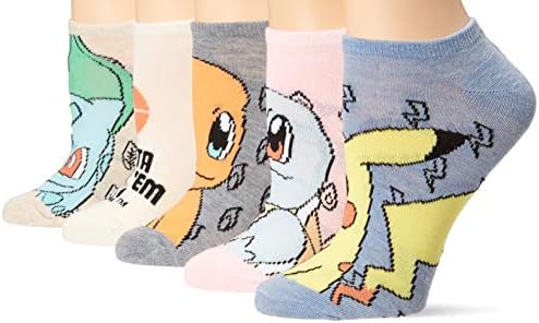 Pokemon Boys 5-Pack Socks - No-Show Stylize Your Look