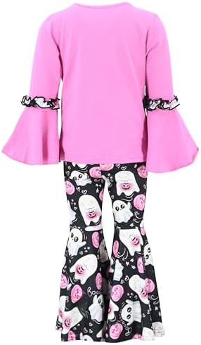 Unique Baby Halloween Kids Set 2-Piece Outfit with Bell Bottoms Bell Sleeves