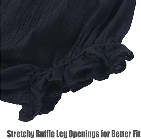 Perfect Fit Baby Bloomers Diaper Covers for Toddler Girl Boy Ruffle Underwear