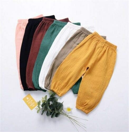 Comfortable Cotton Linen Joggers for Toddlers