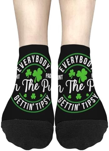 Mens Calf Socks for St Patricks Day - Funny Cute