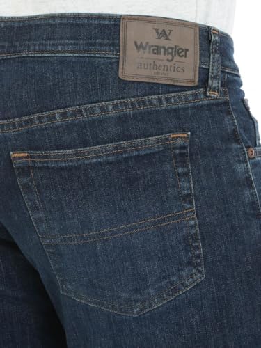 Compression Fit Mens Jean Wrangler Authentics Signature Patch 5 Pocket Style