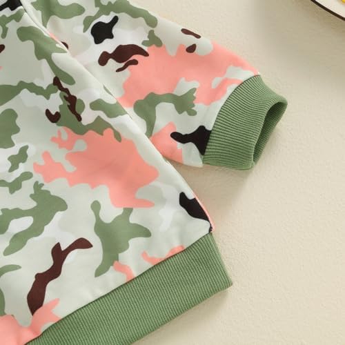 Camo Toddler Girls Fall Outfit Set
