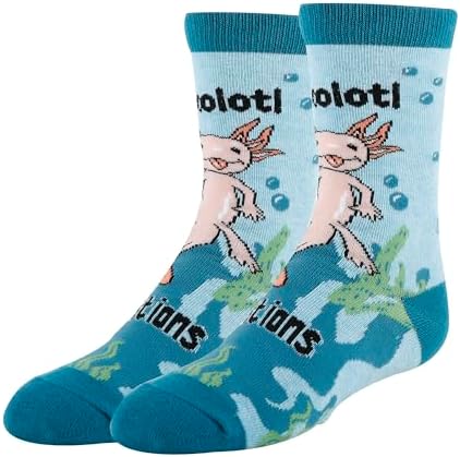 OohYeah Kids Novelty Cute Axolotl Socks