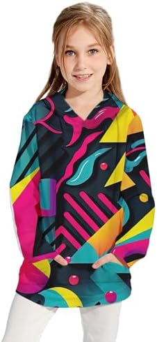 Goodstoworld Boys Girls Warm Fleece Hoodie - 3D Graphic Print Ages 5-16