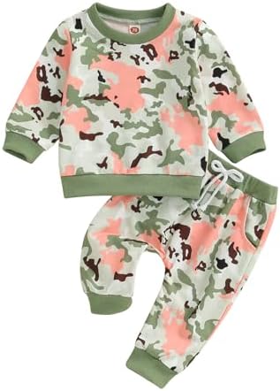 Camo Toddler Girls Fall Outfit Set