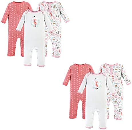 Hudson Baby Unisex Cotton Coveralls Set