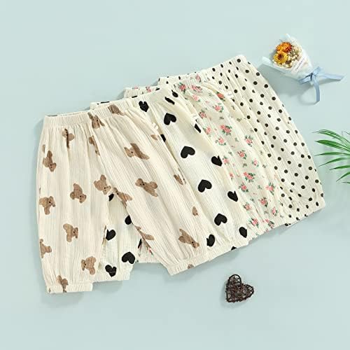 Cute Floral Harem Pants for Infants Toddlers