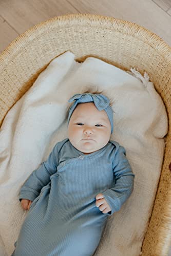 Copper Pearl Knotted Newborn Sleepers