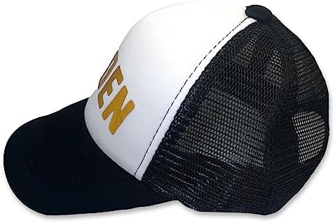 Sol Baby Golden Gold Foil Adjustable Snapback Mesh Trucker Hat