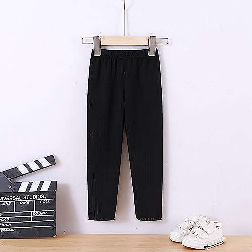 High Waist Ice Silk Pants for Toddler Girls Boys