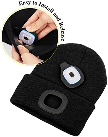 Melasa LED Ground illuminate Beanie for Kids Warm Lit Fun