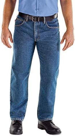 Relaxed Fit Denim Pants Men