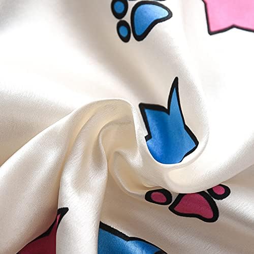 FAFAN 4 Piece Cartoon Nightgown Set for Baby Girls 12 Months