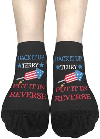 Funny Terry Socks for Men Let Them Know Youre Style-ChALLENGED