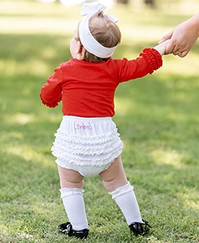 RuffleButts Verified BabyToddler Girls Knit Bloomers - Soft comfy and perfect for smiles