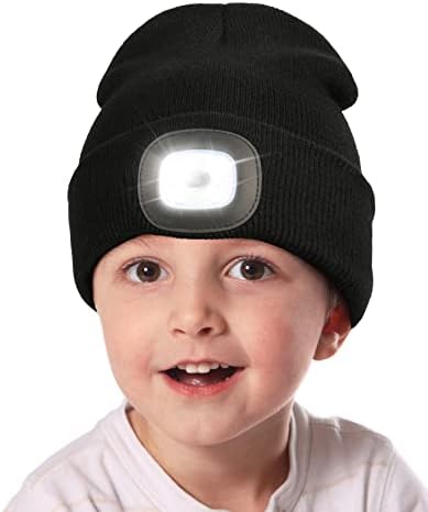Melasa LED Ground illuminate Beanie for Kids Warm Lit Fun