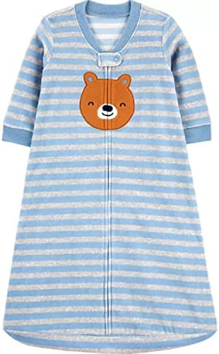 Carters Unisex Baby Sleep Bag Blue Stripe Bear