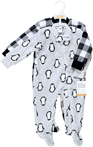 Hudson Baby Baby Girls Plush Sleep and Play Set - Two Blanket Sleepers