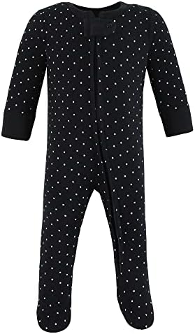 Hudson Baby Baby Girls Cotton Sleep and Play Set 1