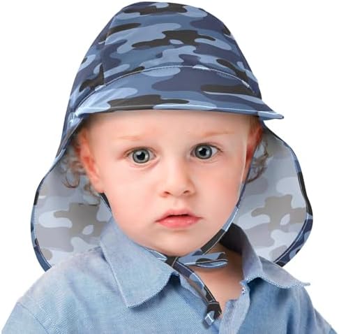 Camouflage Baby Boys Hat Lightweight and Stylish UV Protection Bucket for Summer