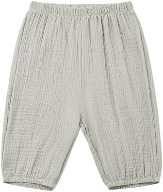 God Sweet 3-Pack Cotton Linen Harem Bloomers for Baby Toddler