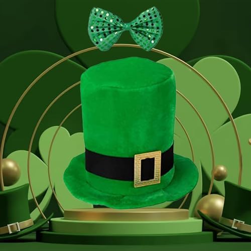 St Patricks Day Hat with Tie Knot