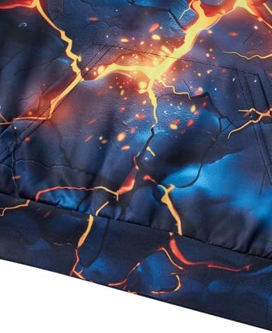 RAISEVERN Boys Girls 3D Printing Hoodie 6-16T