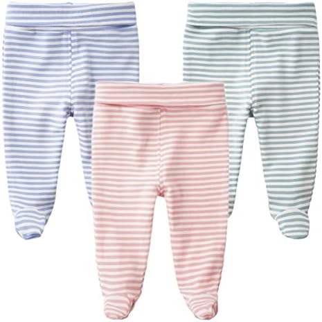 Teach Leanbh - Infant Baby 3-Piece Cotton High Waist Casual Leggings