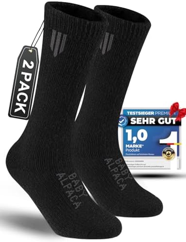Alpaca Wool Thermal Socks for Hunting