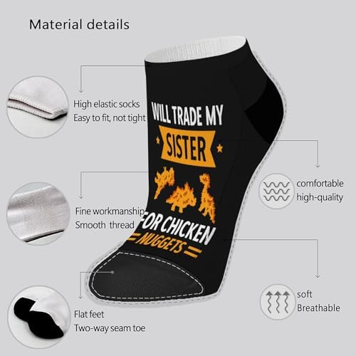 Chicken Nugget Surprise Socks