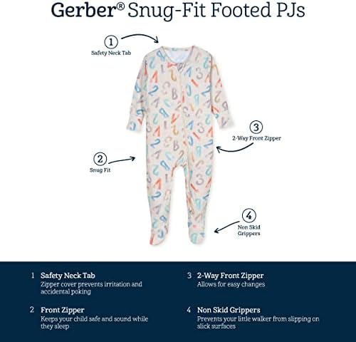 Gerber Baby Pajamas - Soft Stretchy