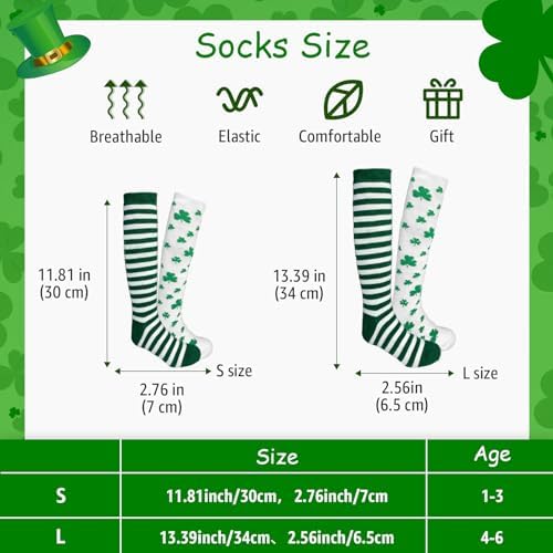 St Patricks Day Socks for Kids