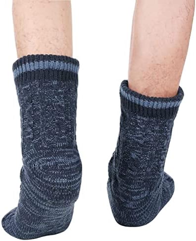 Warm Fuzzy Mens Winter Slipper Socks