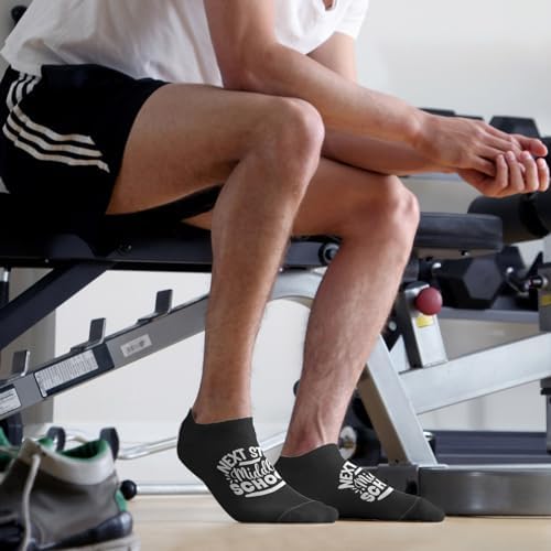 Nexts Stop Middles School Mens athletic socks for Graduation
