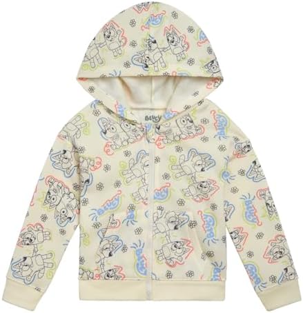 Bluey Cozy Sherpa Zip Up - Game-Changer for IMDG Kids