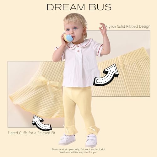 DREAM BUS 5 Pack Baby Pants Toddler