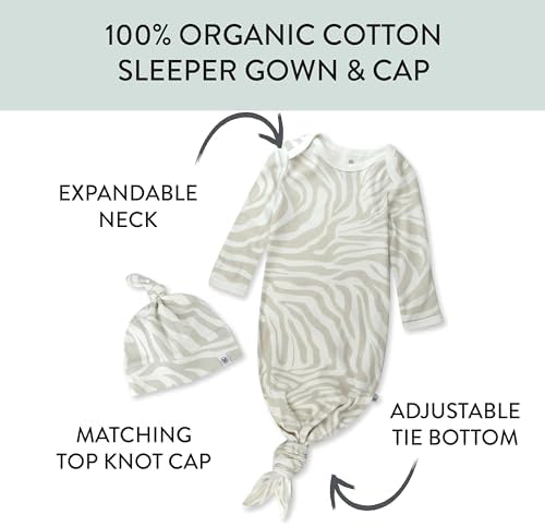 2-Pack Sleepy Gowns for Babies Organic Cotton