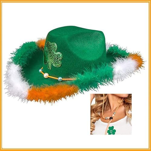 St Patricks Day Cowboy Hat Lucky Accessories