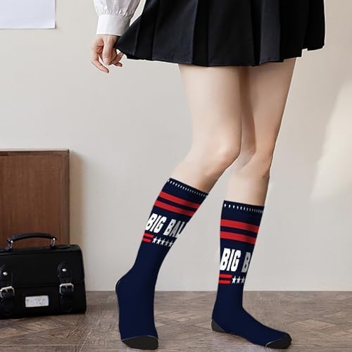 Funny Socks for Women I Voted for Big Ball Political Slogans