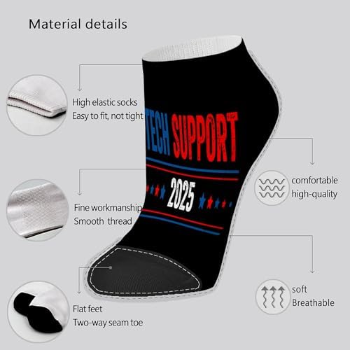 Techs Supports No Show Socks for Youth