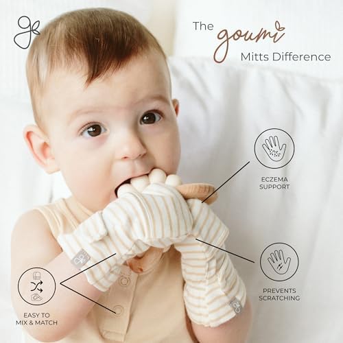 Goumikids Bamboo Cotton Anti-Scratch Mitts