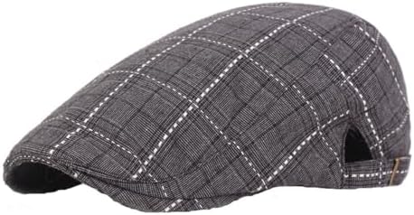 Mens Soft Suede Newsboy Cap