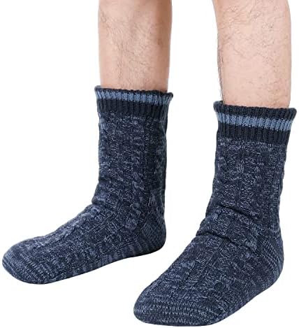 Warm Fuzzy Mens Winter Slipper Socks