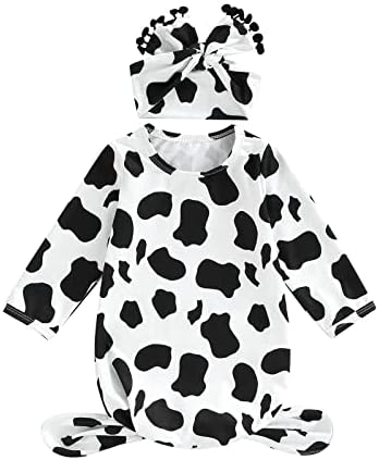 FIOMVA Nightgown Style Comfort for Newborn Boys Girls